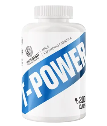 SWEDISH Supplements T-Power Тестостеронов Бустър - 200 капсули, 25 дози