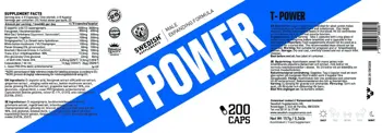 SWEDISH Supplements T-Power Тестостеронов Бустър - 200 капсули, 25 дози