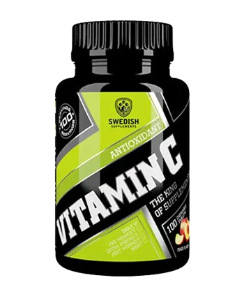 SWEDISH Supplements Vitamin C 500 мг Витамин Ц - 100 дъвчащи таблетки, 100 дози