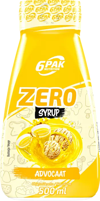 6PAK Nutrition Syrup Zero Advocaat Сладък Сироп - 500 мл