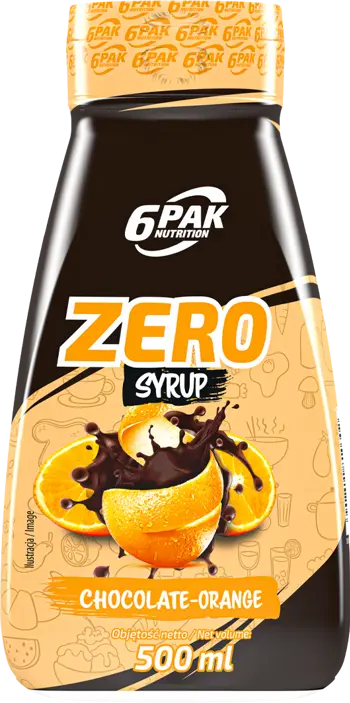 6PAK Nutrition Syrup Zero Chocolate Orange Сироп с Шоколад и Портокал - 500 мл