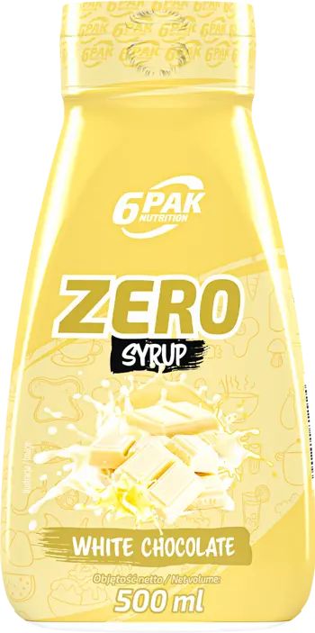 6PAK Nutrition Syrup Zero White Chocolate Сироп с Бял Шоколад - 500 мл