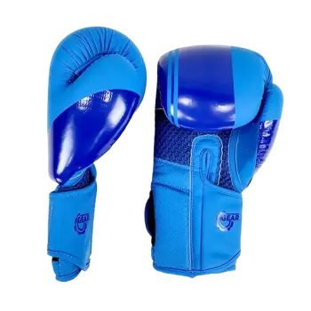 SZ Fighters Боксови Ръкавици Естествена Кожа Indigo Blue Matt - 1 брой