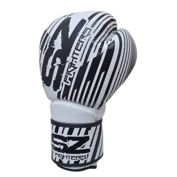 SZ Fighters Боксови Ръкавици Естествена Кожа Plasma 2.0 White Black