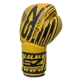 SZ Fighters Боксови Ръкавици Естествена Кожа Plasma 2.0 Yellow-Black - 1 брой
