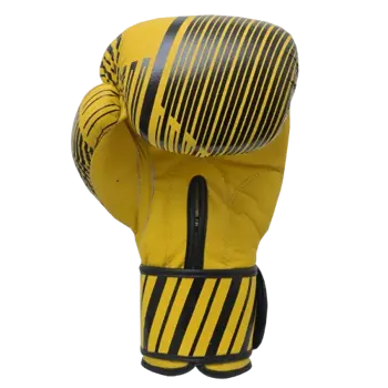 SZ Fighters Боксови Ръкавици Естествена Кожа Plasma 2.0 Yellow-Black - 1 брой