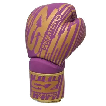 SZ Fighters Боксови Ръкавици Естествена Кожа Plasma 2.0 Purple Gold