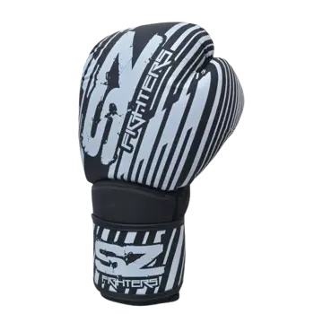 SZ Fighters Боксови Ръкавици Естествена Кожа Plasma 2.0 Black – White