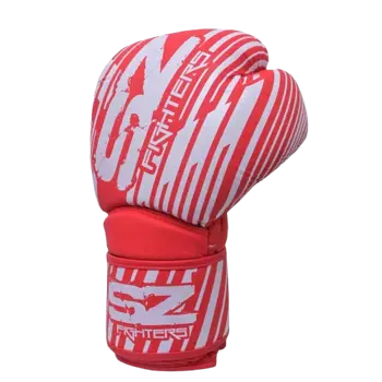 SZ Fighters Боксови Ръкавици Естествена Кожа Plasma 2.0 Red – White