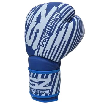 SZ Fighters Боксови Ръкавици Естествена Кожа Plasma 2.0 Blue-White
