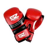 SZ Fighters – Боксови Ръкавици Изкуствена Кожа Thunder Red