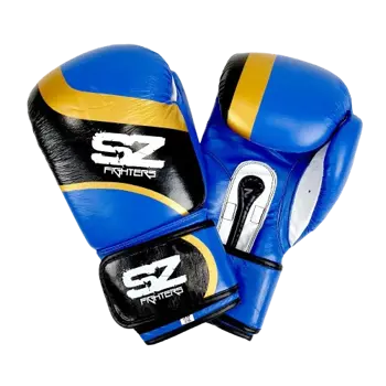 SZ Fighters Боксови Ръкавици Изкуствена Кожа Warrior Blue - 1 брой