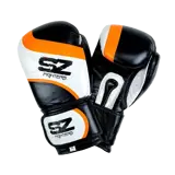 SZ Fighters Боксови Ръкавици Изкуствена Кожа Warrior Black
