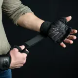 SZ Fighters Отворени Фитнес Ръкавици за Кросфит – Black