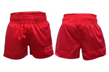 SZ Fighters Шорти за Муай Тай и Кикбокс Classic Red/Red