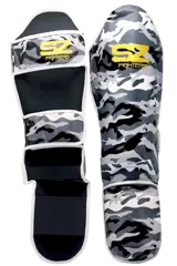SZ Fighters – Тай Протектори за Крака Camo Grey
