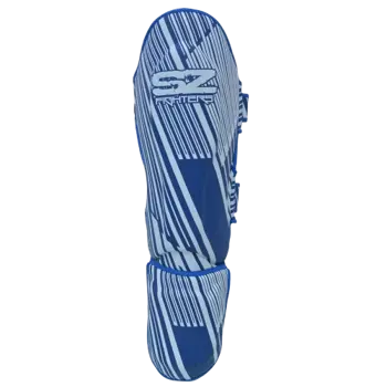 SZ Fighters – Тай Протектори за Крака Plasma 2.0 Blue-White