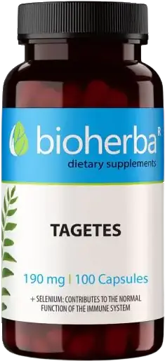 Bioherba Tagetes 190 mg Турта със Селен х 100 капсули