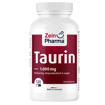 ZEINpharma Taurine 1000 mg Таурин за енергия и концентрация х 120 капсули