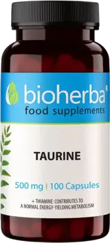 Bioherba Taurine 500 mg Таурин за енергия и възстановяване