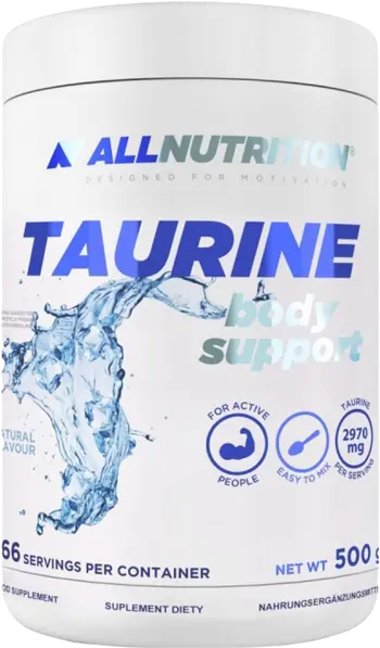 AllNutrition Taurine Body Support Таурин и Витамин C за мускулна функция и нервна система
