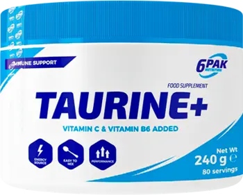 6PAK Nutrition Taurine+ Таурин - 240 грама, 80 дози