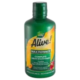 Течен Мултивитамин Алайв Максимум Сила Alive! Complete Liquid Multivitamin Max Potency - 900 мл, 180 дози за 6 месеца прием