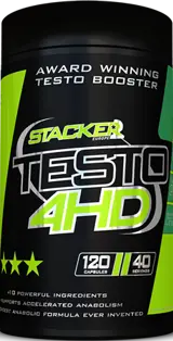 Stacker TESTO 4HD Мощен Тестостеронен Бустер х 120 капсули