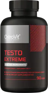 OstroVit Testo Extreme with Maca, Fenugreek & Tribulus Сминдух, Мака, D-аспарагинова киселина, Трибулус и Листа на Коприва - 90 капсули, 30 дози