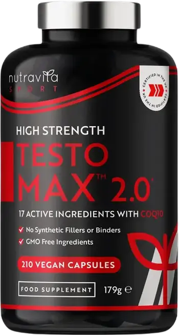 Формула за Повишаване на Тестостерона / TESTOMAX™ 2.0 | with Fenugreek & Maca