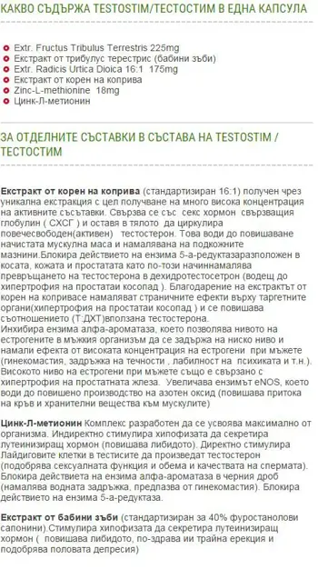 TestoStim 75 капсули