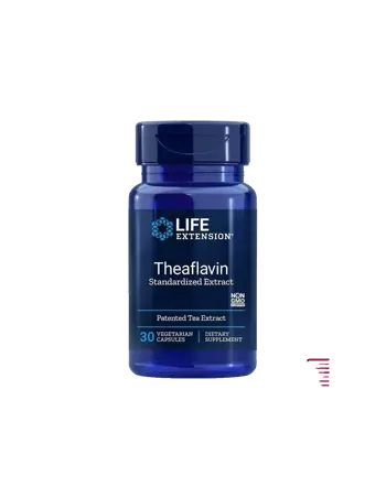 Life Extension Theaflavin Стандартизиран екстракт от черен чай х 30 капсули