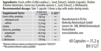 Bioherba Thermogenic Complex Термогенен комплекс за изгаряне на мазнини х 60 капсули