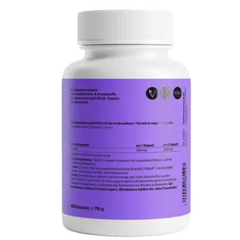 ZEINpharma L-Tyrosine 500 mg За фокус и настроение х 120 капсули