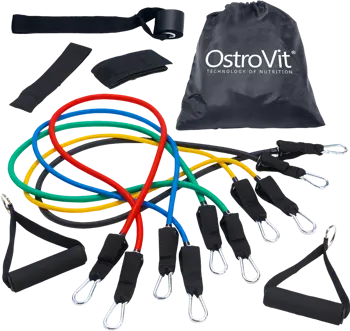 Тренировъчен комплект ластици 11 части / Resistance Band Set