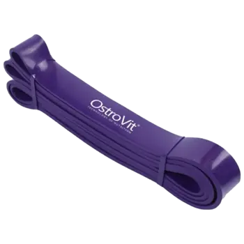 Тренировъчен ластик / лента за упражнения / Resistance Band Purple / 16kg - 39kg