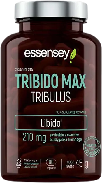 ESSENSEY Tribido Max Tribulus 210 mg Мощен стимулант за енергия и мускулна сила