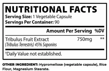 Core Champs Tribulus 750 mg Екстракт от Трибулус Терестрис