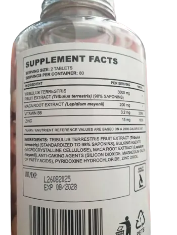 Burn Nutrition Tribulus Bulgarian 3000 мг Трибулус Терестрис - 160 таблетки, 80 дози