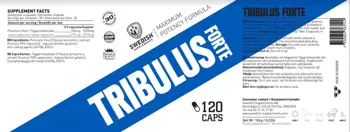 SWEDISH Supplements Tribulus Forte Трибулус - 120 капсули, 30 дози