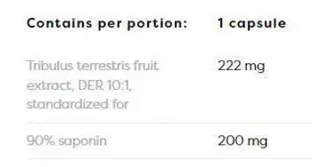 Трибулус Теретрис / Tribulus Terrestris 90% | 200 mg Saponins