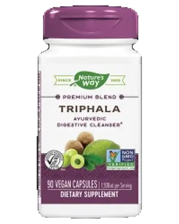 Nature's Way Triphala 500 mg Аюрведична формула за храносмилане и детоксикация х 90 капсули