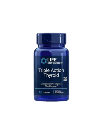 Life Extension Triple Action Thyroid Тироидна подкрепа х 60 капсули