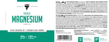 Trec Nutrition Triple Magnesium Complex Троен Магнезиев Комплекс за Оптимално Усвояване