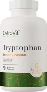 OstroVit Tryptophan 300 мг Vege Триптофан - 90 капсули, 90 дози