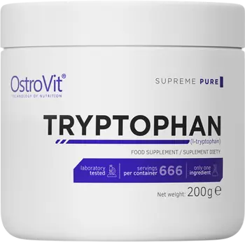 OstroVit Tryptophan Powder Триптофан на Прах - 200 грама, 200 дози