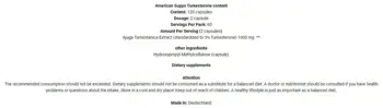 Туркестерон / Turkesterone 10% 1000 mg