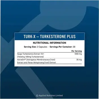 Туркестерон Turk-X 500mg / Turk-X | Turkesterone 500 mg