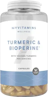 MyProtein Turmeric & Bioperine Куркума и Черен Пипер - 60 капсули, 30 дози