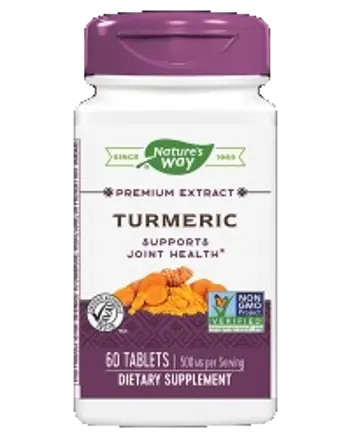 Nature's Way Turmeric 500 mg В подкрепа на здравето на ставите х 60 таблетки